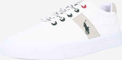 szürke / zöld / fehér POLO RALPH LAUREN Rövid szárú edzőcipők 'HANFORD', Termék nézet