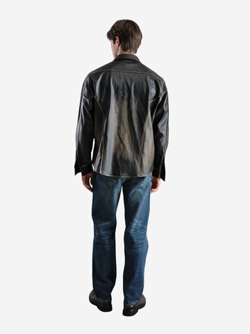 Giesto Comfort fit Button Up Shirt in Black