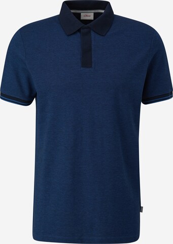 s.Oliver Shirt in Blauw: voorkant