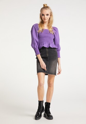 myMo ROCKS Blouse in Purple