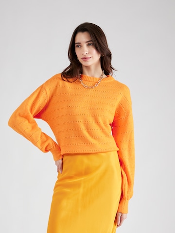 ONLY Пуловер 'LITA' в оранжево: отпред