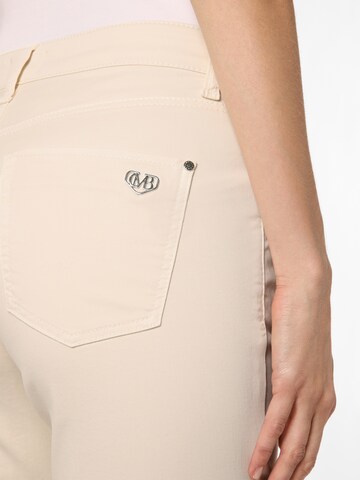 Cambio Slimfit Hose 'Pina' in Beige