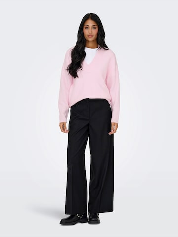 JDY Pullover 'JDYSILJA' in Pink