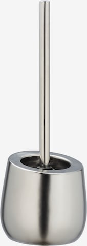 Wenko WC-Garnitur 'Badi' in Silber: Vorderseite