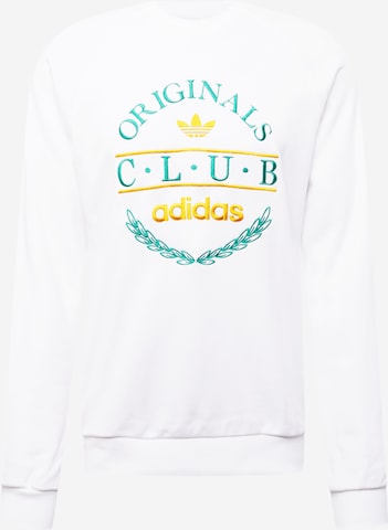 ADIDAS ORIGINALS Sweatshirt in Wit: voorkant