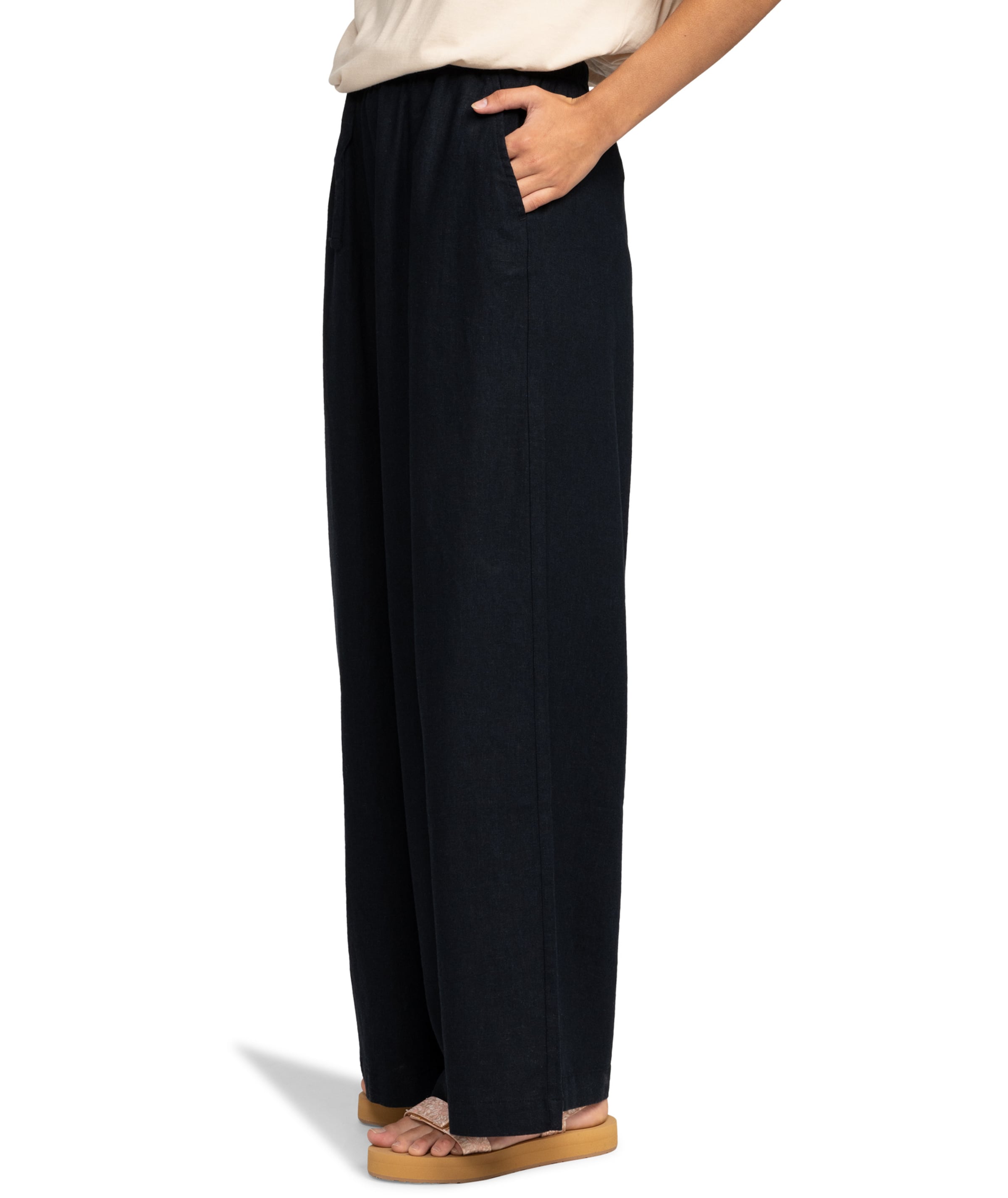 ROXY Wide Leg Hose 'Lekiitio' in Grau