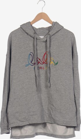 Lala Berlin Sweatshirt & Zip-Up Hoodie in XL in Grey: front