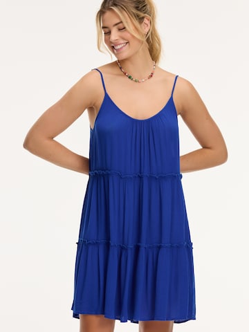 Shiwi Letní šaty 'JOAH' – modrá: přední strana