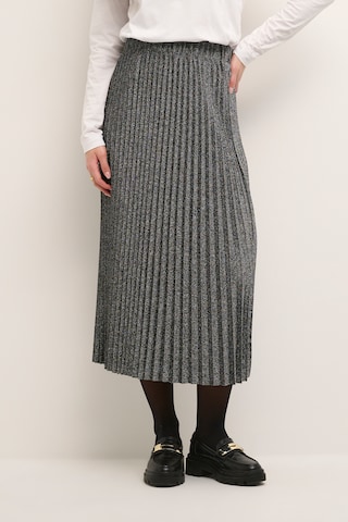 Kaffe - Falda 'Linda' en gris: frente