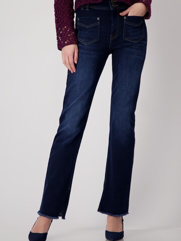 Bootcut Jeans di monari in blu: frontale