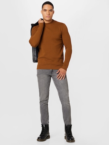 TOM TAILOR Sweater in Brown