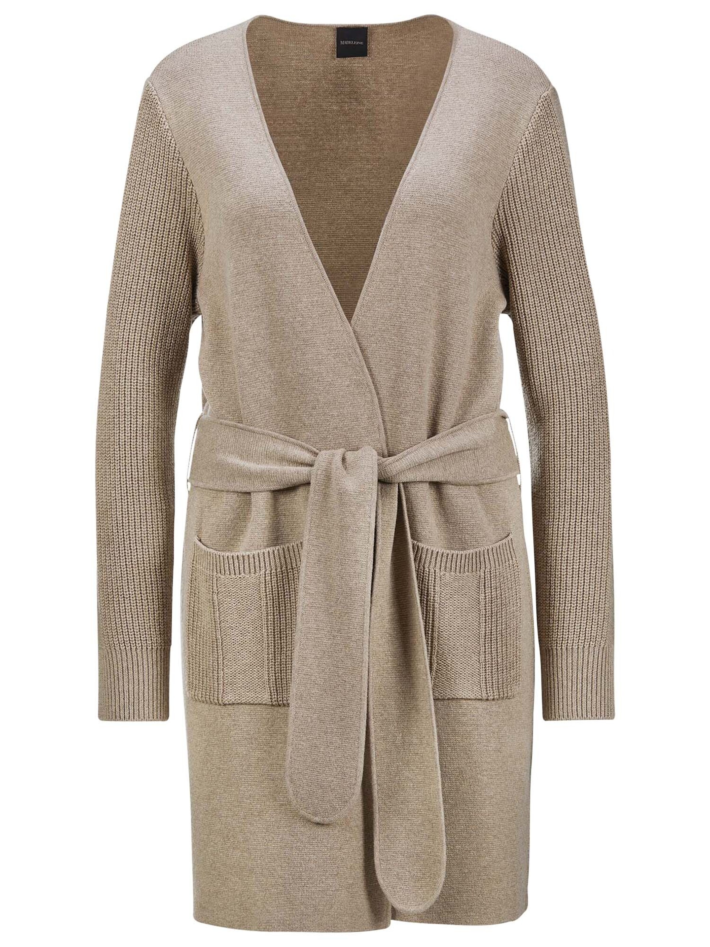 Cardigan MADELEINE en blanc : devant