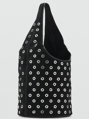 MANGO "Чанта тип ""Shopper""" 'Miami' в черно