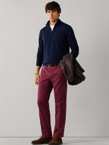 Hackett London Regular Chino trousers in Red