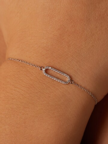 Lucardi Bracelet in Silver: front