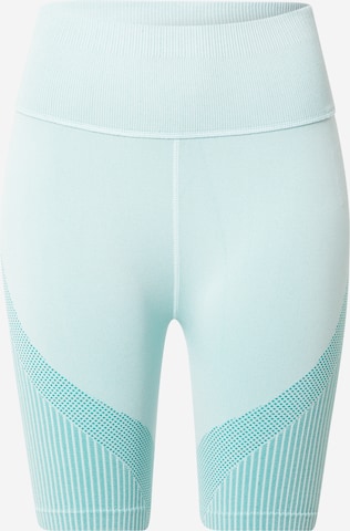 PUMA Skinny Workout Pants in Blue: front