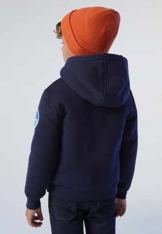 North Sails Zip-Up Hoodie in Blue