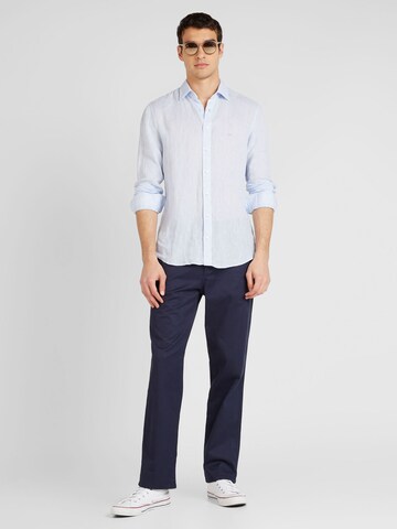 Michael Kors Slim fit Overhemd in Blauw