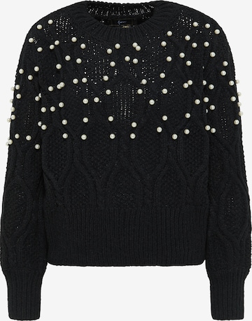 Pull-over faina en noir : devant