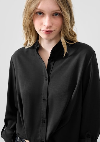 QS Blouse in Zwart
