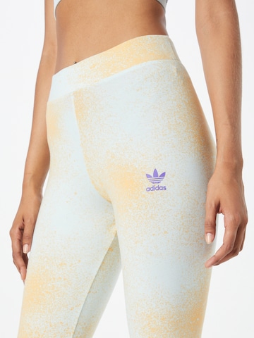 ADIDAS ORIGINALS Skinny Leggings ' Allover Print' in Blauw