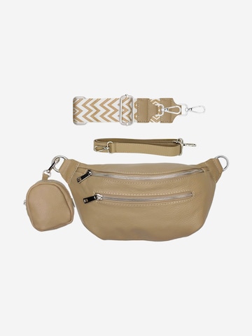 SevaBags Crossbody Bag in Beige: front