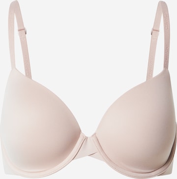 Calvin Klein Underwear Бюстгальтер под футболку Бюстгальтер в Бежевый: спереди