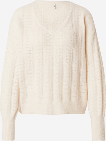 ONLY Sweater 'ONLDICTE' in Beige: front