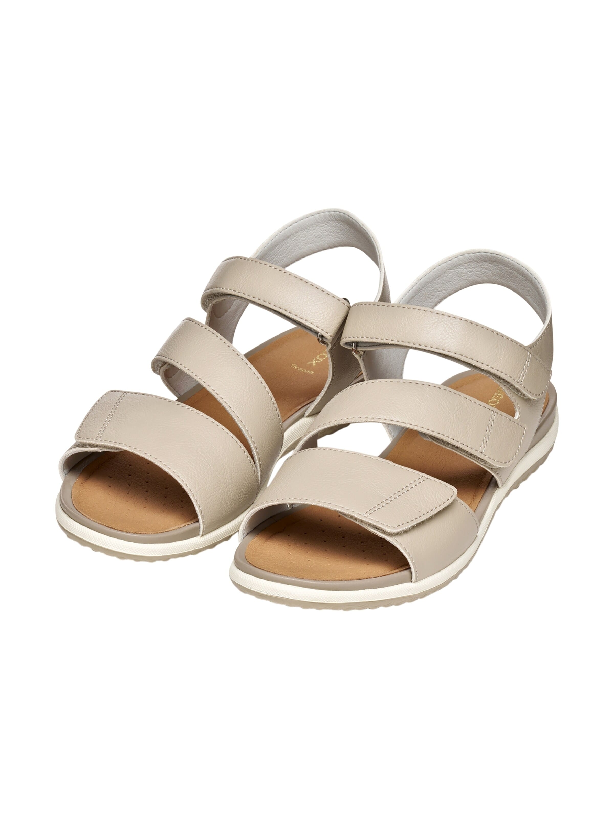GEOX Sandały 'Vega-Sandalen mit Klettverschluss' w kolorze złoty