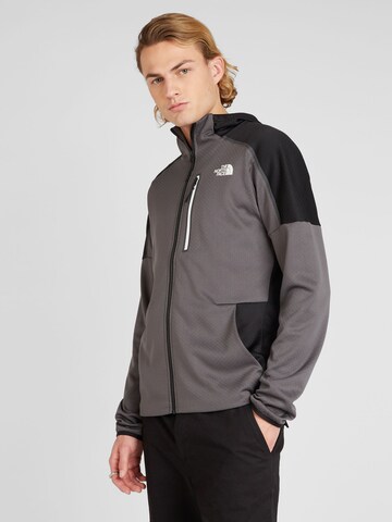 THE NORTH FACE Sports sweat jacket in Grey: front