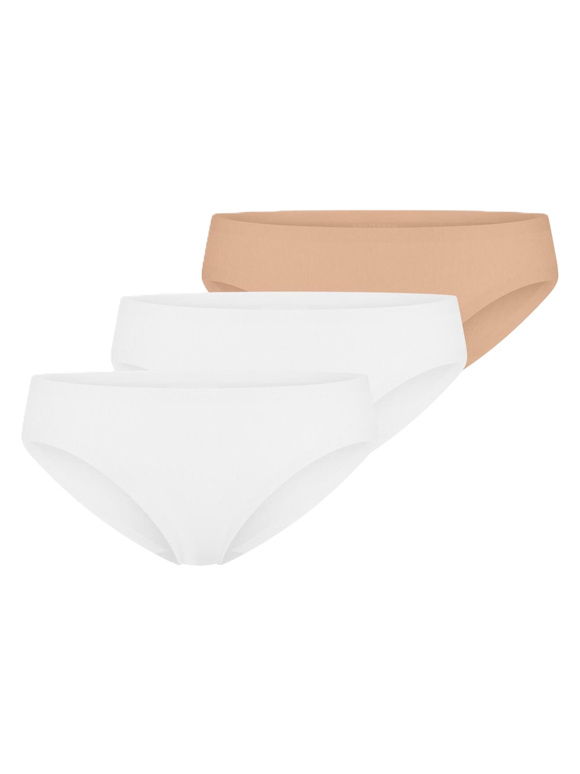 SCHIESSER Slip 'Invisible Light' in Braun: Vorderseite