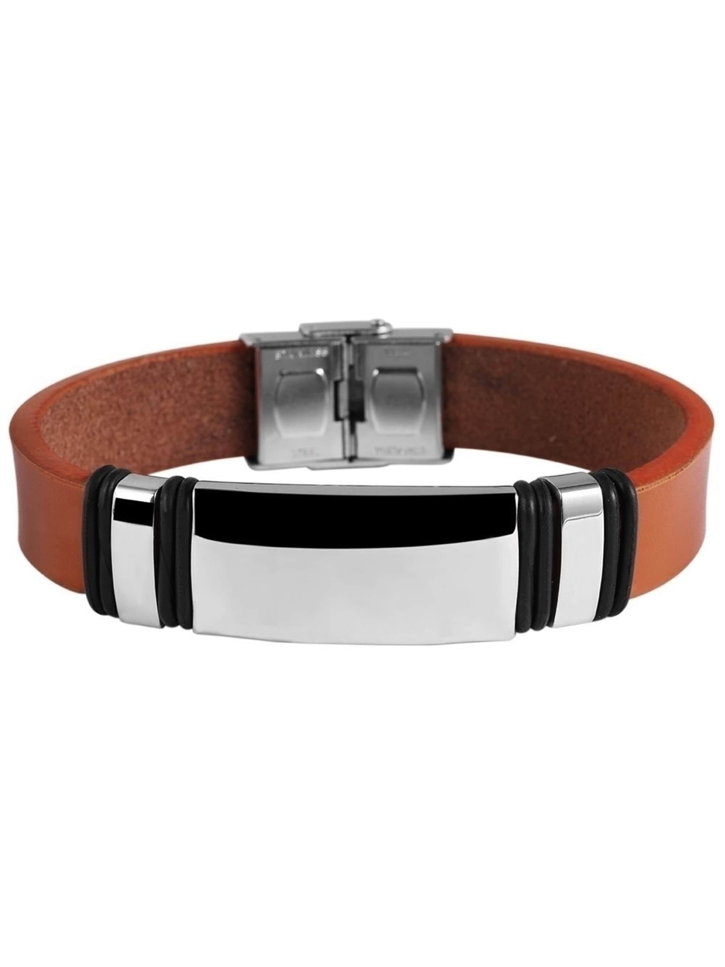 Akzent Armband 'Arto, langlebig'‌‌‌‌‌‌ in Braun: Vorderseite