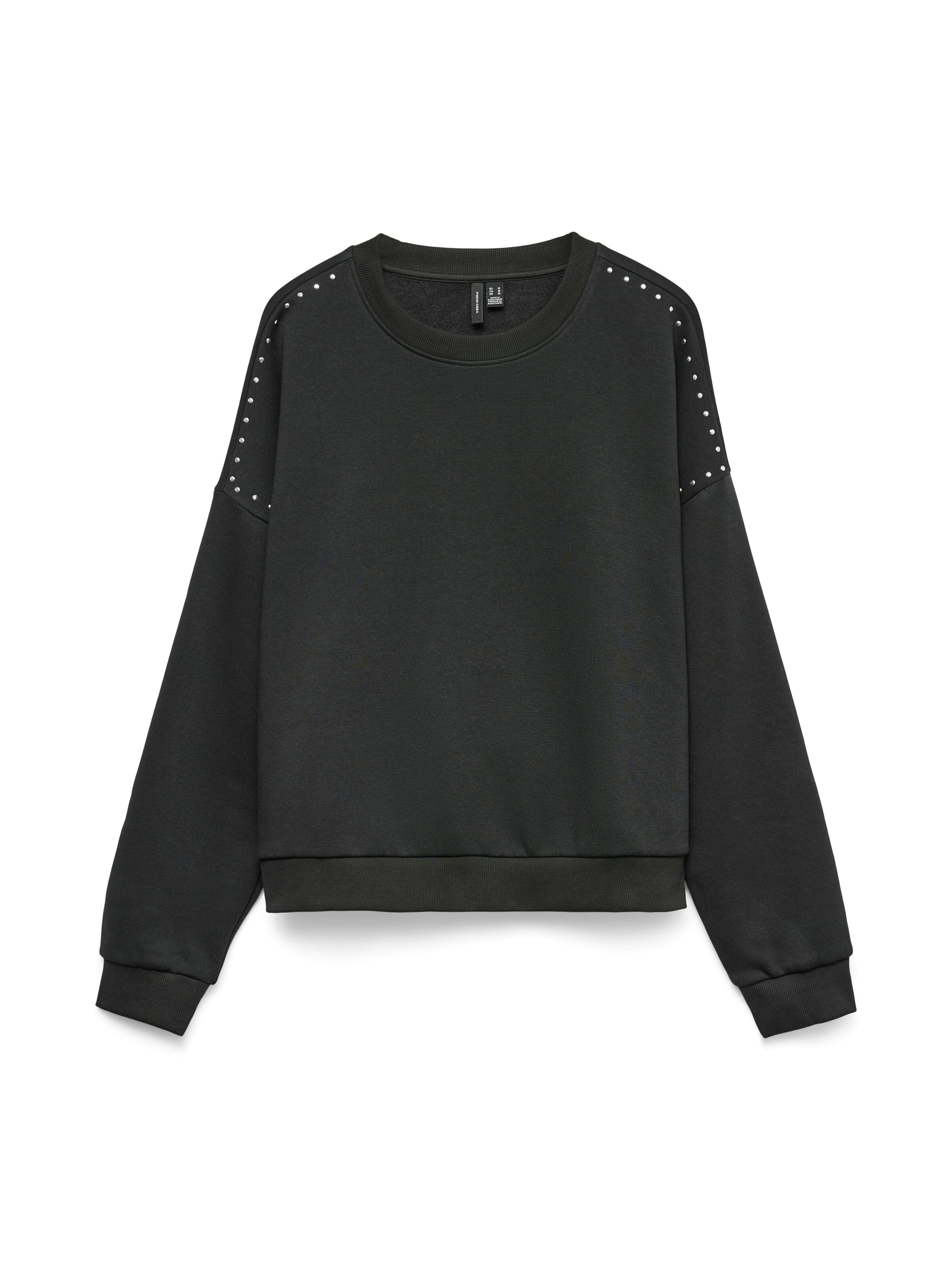 VERO MODA Sweatshirt in Black: front