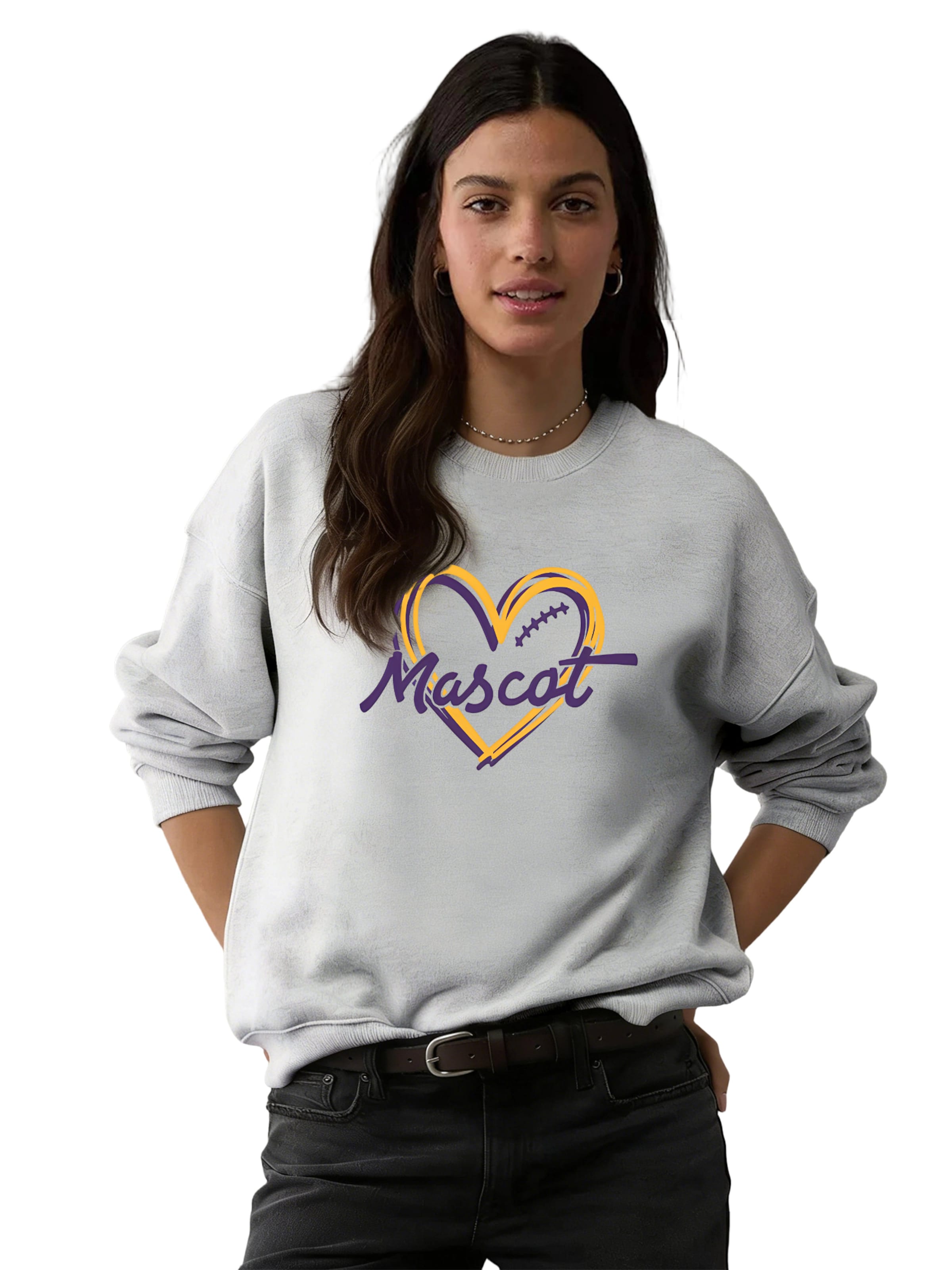 GORHEY Sweatshirt‌‌‌‌‌‌‌ in Grau