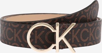 Ceinture Calvin Klein en marron : devant