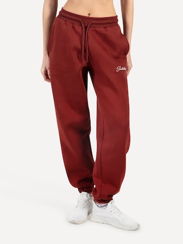 Smilodox Regular Broek in Bruin: voorkant