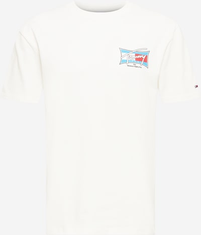 Tommy Jeans Tričko - svetlomodrá / červená / čierna / biela, Produkt