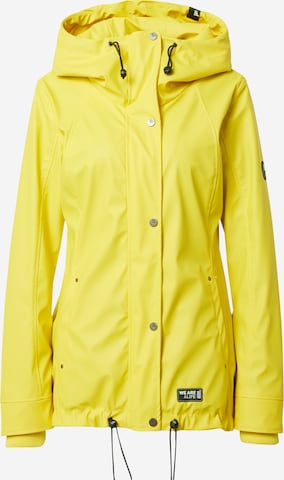 Alife and Kickin Between-Season Jacket 'Elma' in Yellow: front