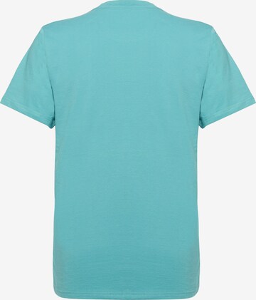 Mikon Shirt 'Eis' in Blue