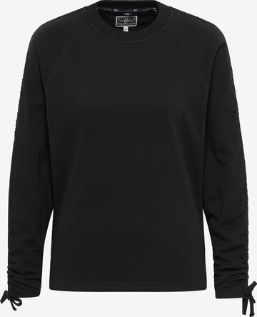 DreiMaster Maritim Sweatshirt 'Bridgeport' in Black: front