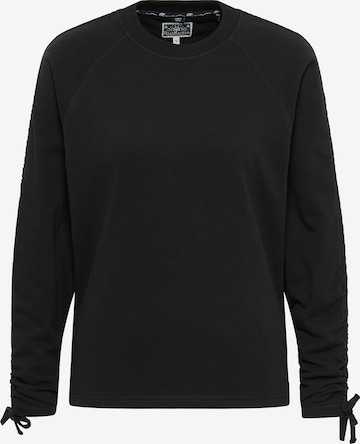 Sweat-shirt 'Bridgeport' DreiMaster Maritim en noir : devant