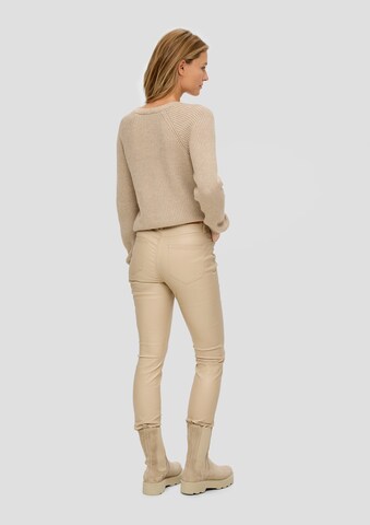 s.Oliver - Skinny Vaquero 'Izabell' en beige