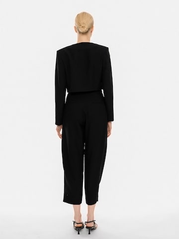 4TAILORS Дънки Tapered Leg Панталон с набор 'Ringline' в черно