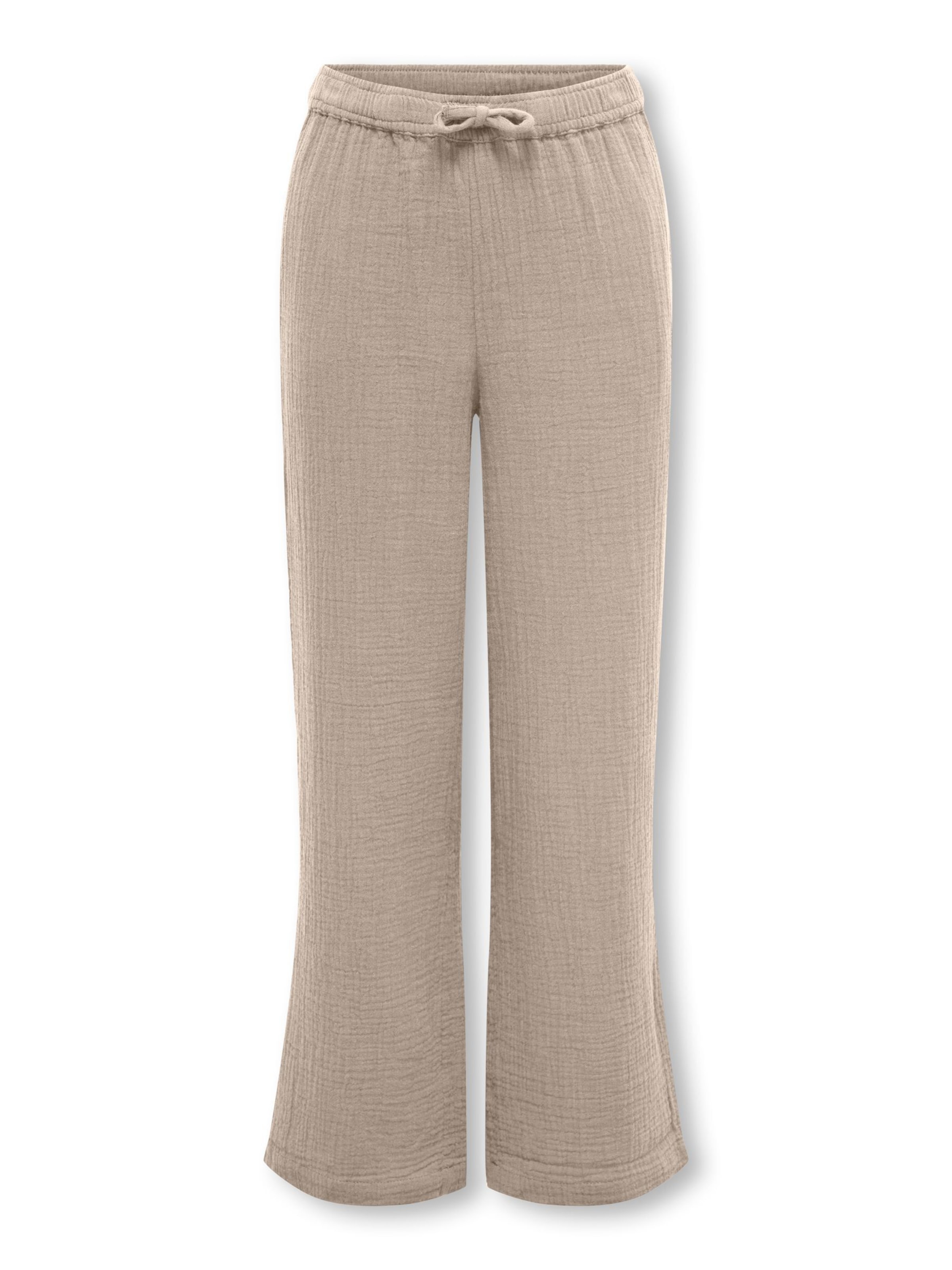 ONLY GIRLS Regular Trousers 'Kogthyra' in Beige: front