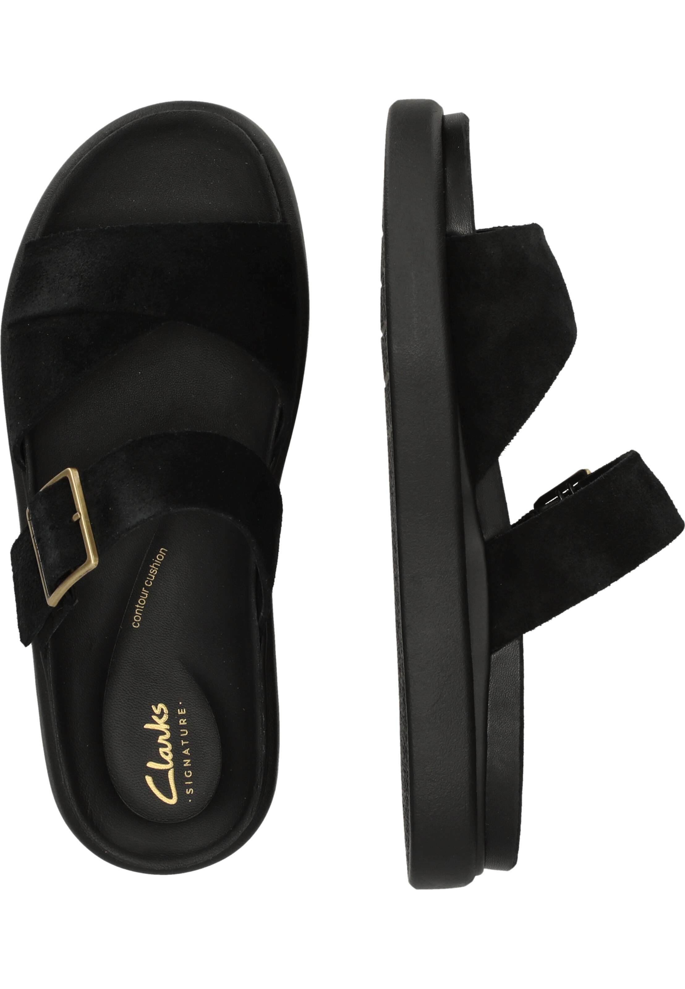 CLARKS Sandale 'Aristella' in Schwarz