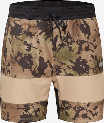 Hurley Workout Pants in Beige: front