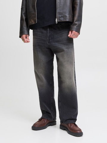 JACK & JONES - Loosefit Vaquero 'JJIAlex JJOriginal' en negro: frente