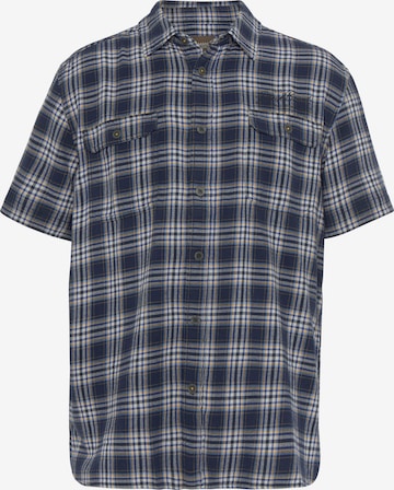 Man's World Regular fit Button Up Shirt in Blue: front