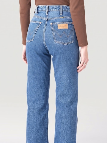 WRANGLER Luźne Jeansy 'Mom Straight Winter Hue Denim Pants' w kolorze niebieski