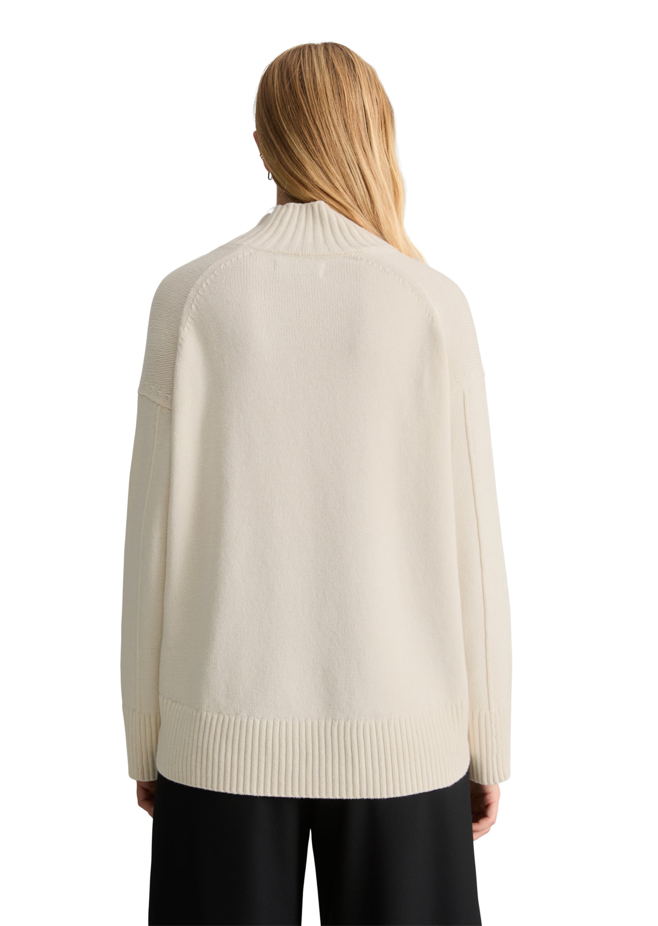 Marc O'Polo DENIM Pullover in Weiß: Rückseite